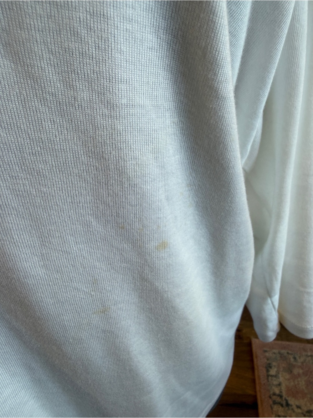 Talbots White Long Sleeve Boatneck Top - Picture 2 of 4